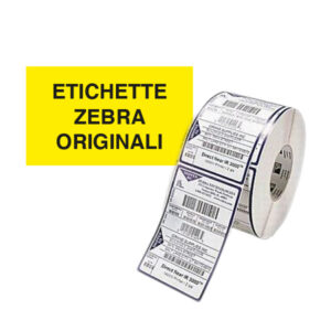 Etichette Originali Zebra Zselect 2000d 102X64. Sono etichette in carta termica diretta.